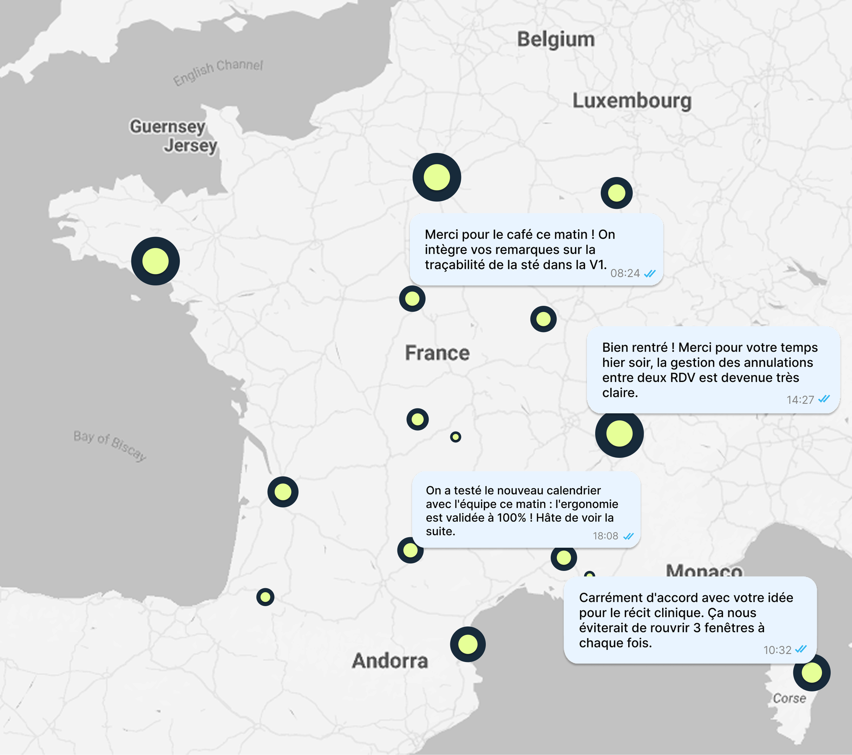Présence en France