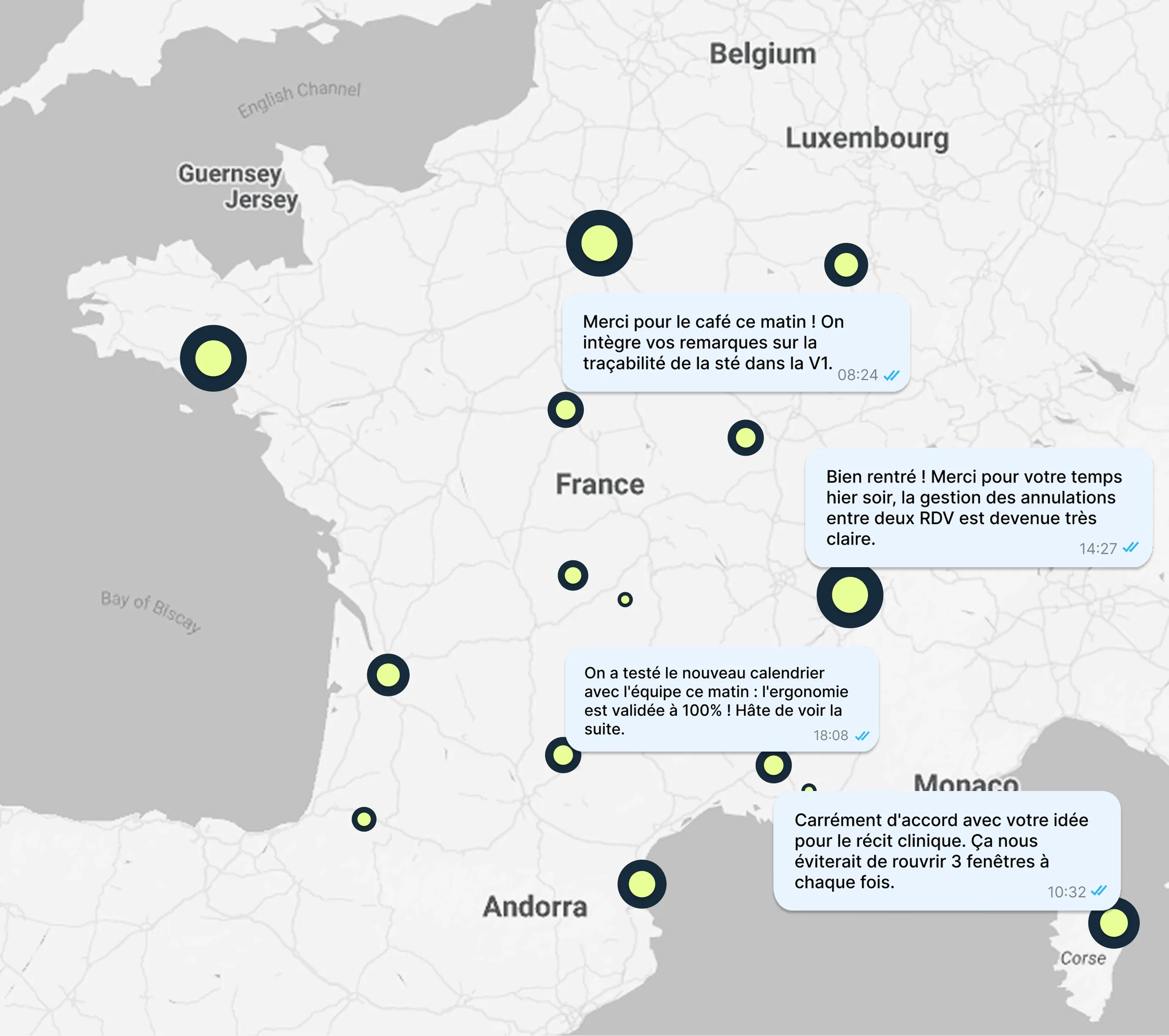 Présence en France